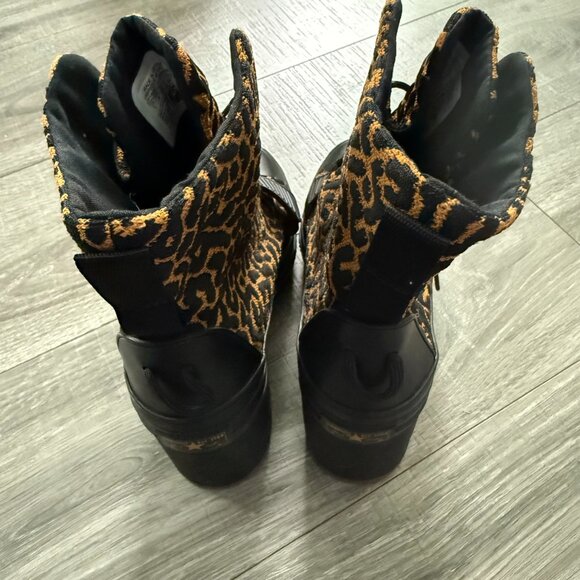 Converse Mesh Utility Chuck Taylor All Star GR 82 Leopard Boots Women Sz 7 - Picture 5 of 8